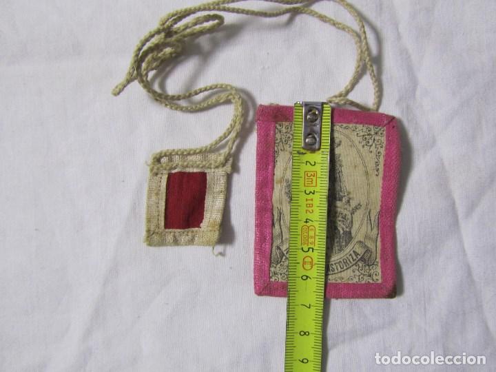 Antig&uuml;edades: Antiguo escapulario de Nuestra se&ntilde;ora de Pastoriza - Foto 2