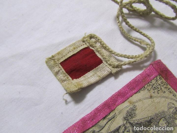 Antig&uuml;edades: Antiguo escapulario de Nuestra se&ntilde;ora de Pastoriza - Foto 4