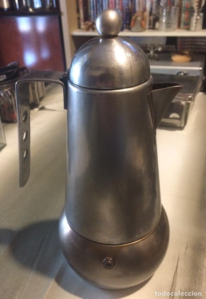 Cafetera italiana antigua. acero inoxidable. ma - Vendido en Venta Directa  - 70121945