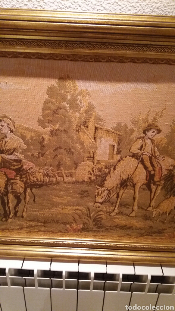 Antig&uuml;edades: TAPIZ CON MARCO - Foto 3