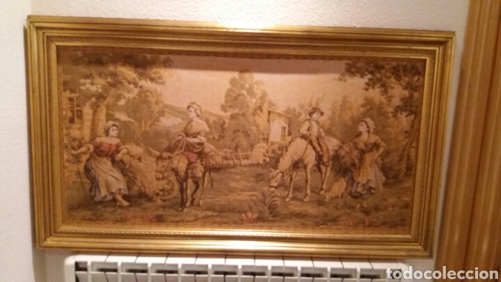Antig&uuml;edades: TAPIZ CON MARCO - Foto 5