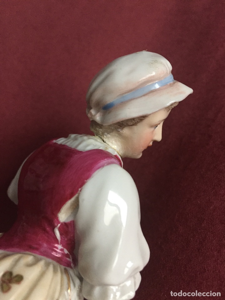 Antig&uuml;edades: Figura de Porcelana - Foto 4