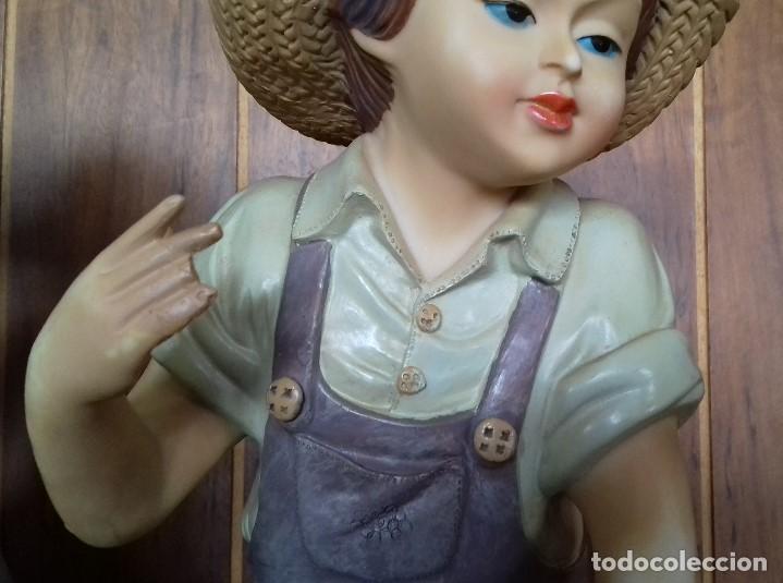Antig&uuml;edades: ANTIGUA PAREJA DE FIGURAS. - Foto 5
