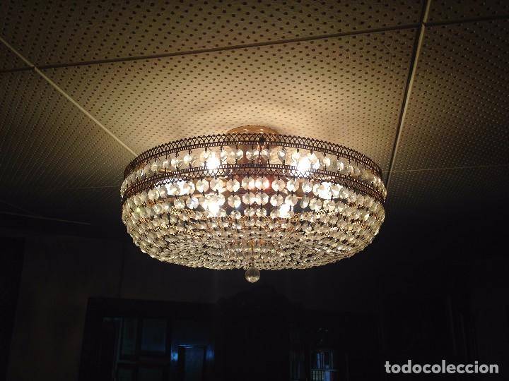 Antig&uuml;edades: LAMPARA DE CRISTAL DE ROCA - Foto 1