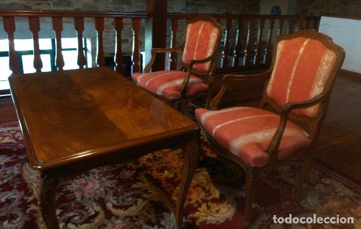 Antig&uuml;edades: Mesa y 2 sillas Herraiz - Foto 3