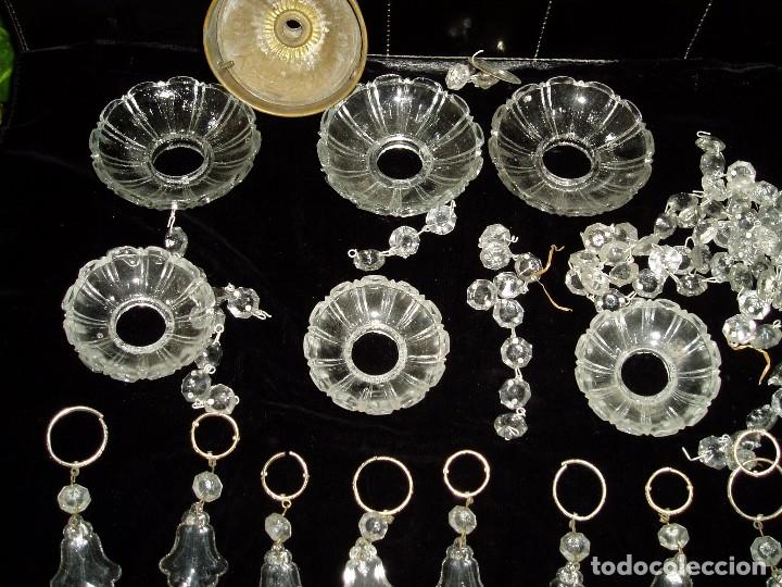 Antig&uuml;edades: Apliques de L&aacute;mpara de Cristal - Foto 4