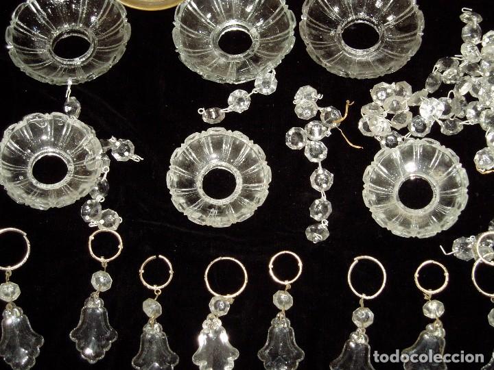 Antig&uuml;edades: Apliques de L&aacute;mpara de Cristal - Foto 6