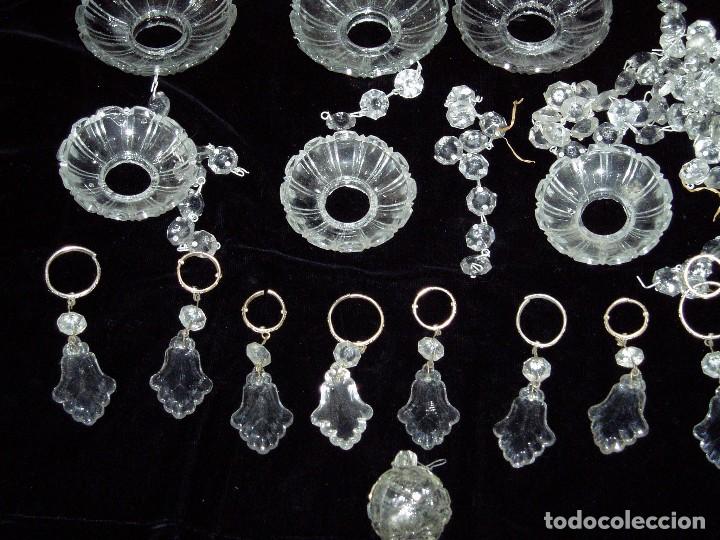 Antig&uuml;edades: Apliques de L&aacute;mpara de Cristal - Foto 7