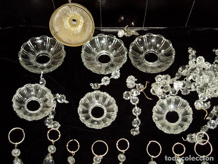 Antig&uuml;edades: Apliques de L&aacute;mpara de Cristal - Foto 8