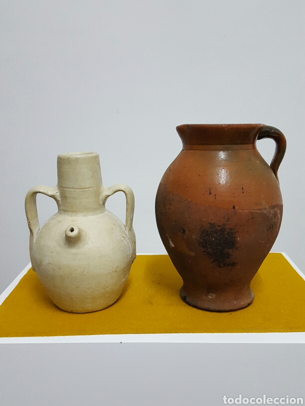 Antig&uuml;edades: Puchero castellano y botija levantina. - Foto 1