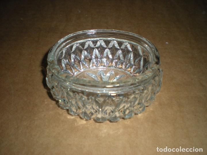 Antig&uuml;edades: jabonera de cristal 9x7x4cm - Foto 1