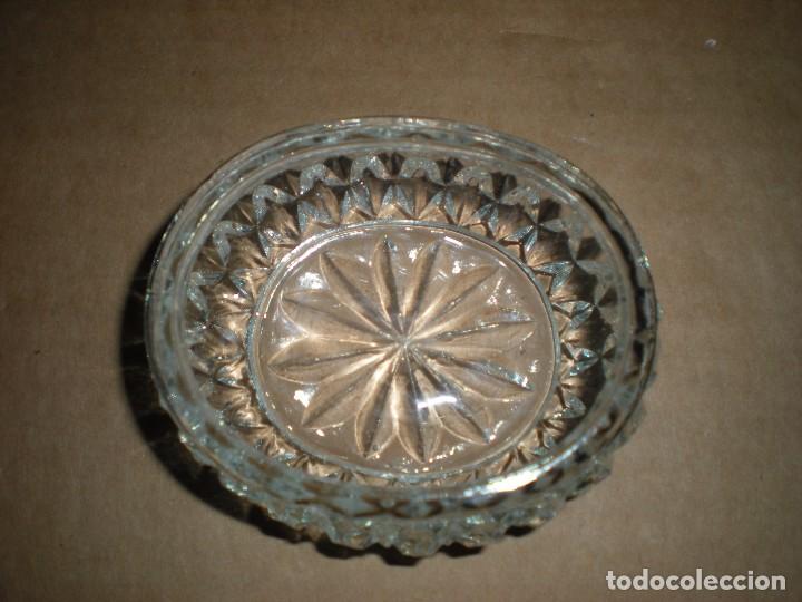 Antig&uuml;edades: jabonera de cristal 9x7x4cm - Foto 2