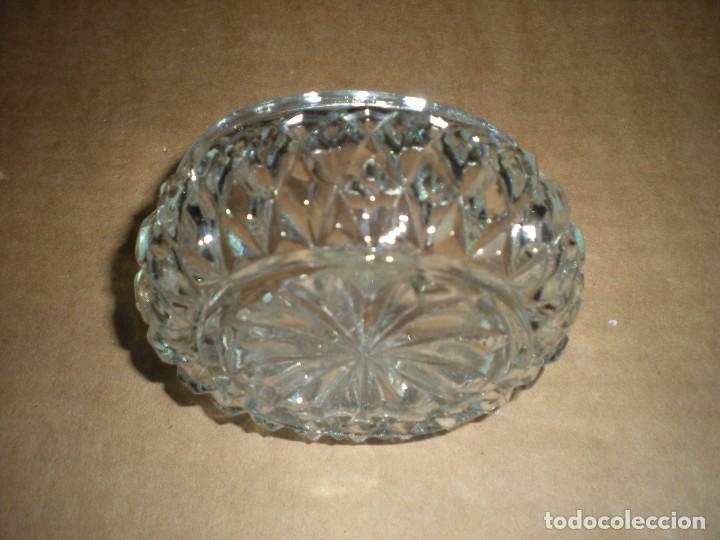 Antig&uuml;edades: jabonera de cristal 9x7x4cm - Foto 3
