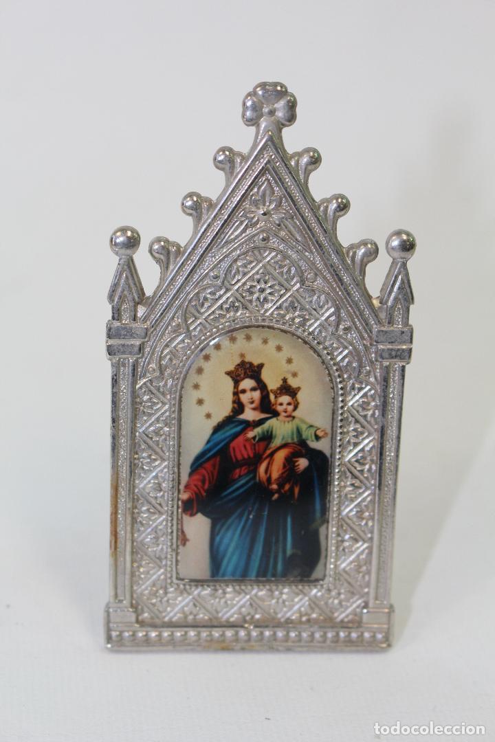 Antig&uuml;edades: portaretrato virgen del carmen - Foto 2
