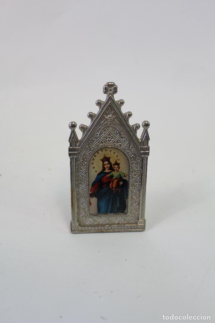 Antig&uuml;edades: portaretrato virgen del carmen - Foto 4