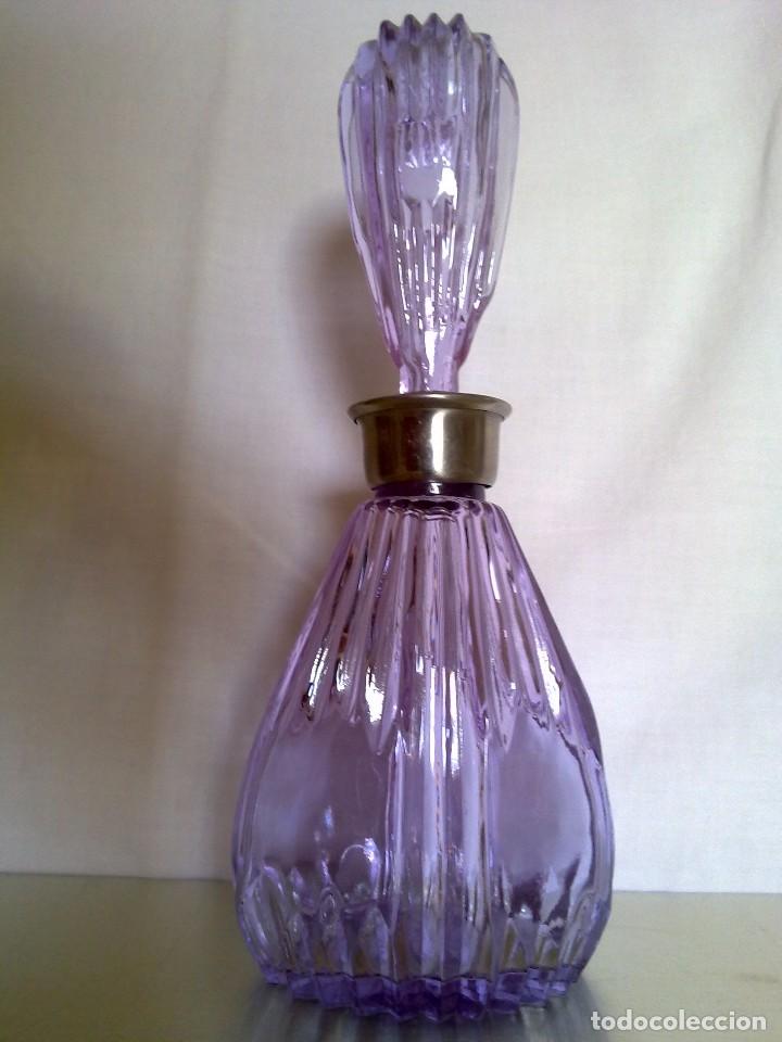 Antig&uuml;edades: PERFUMERO ANTIGUO DE CRISTAL SOPLADO - Foto 1