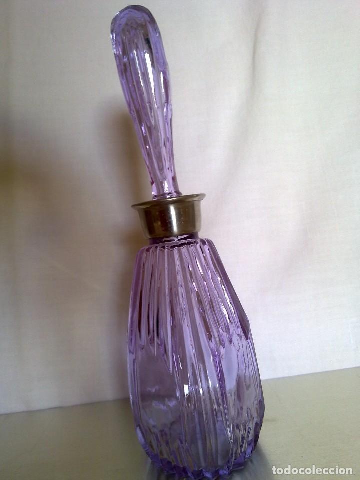 Antig&uuml;edades: PERFUMERO ANTIGUO DE CRISTAL SOPLADO - Foto 3