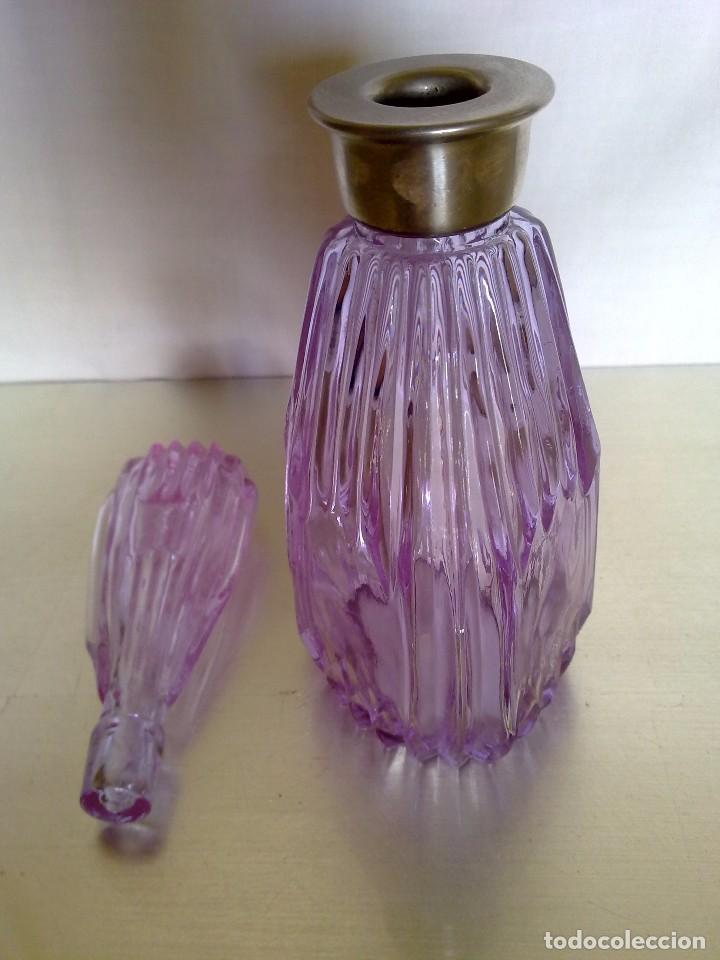Antig&uuml;edades: PERFUMERO ANTIGUO DE CRISTAL SOPLADO - Foto 4