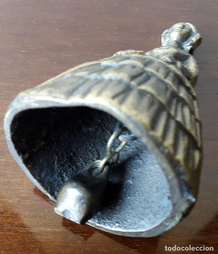 Antig&uuml;edades: CAMPANILLA ANTIGUA DAMA EN BRONCE - Foto 4