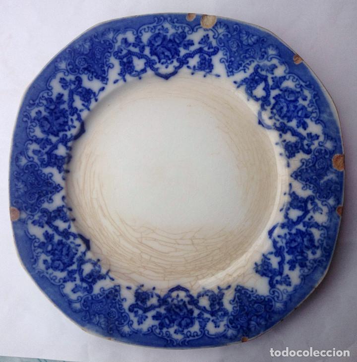 Antig&uuml;edades: PLATO MUY ANTIGUO,PARA IDENTIFICAR,CON MARCA - Foto 1