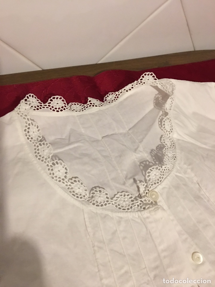 Antig&uuml;edades: Camisa de algod&oacute;n antigua - Foto 2