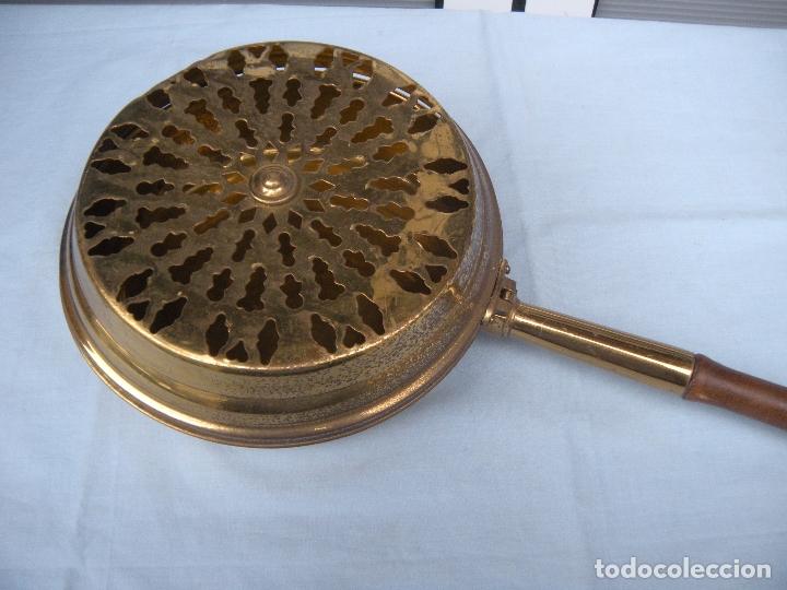 Antig&uuml;edades: CALIENTACAMAS DE BRONCE - Foto 3