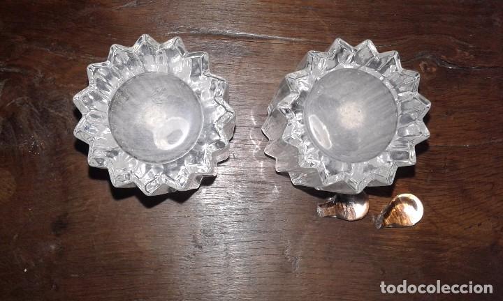 Antig&uuml;edades: PERFUMEROS CRISTAL CASQUILLO PLATEADO - Foto 4