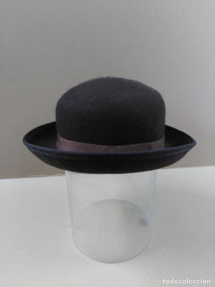 Antig&uuml;edades: Sombrero de fieltro marron - Foto 1