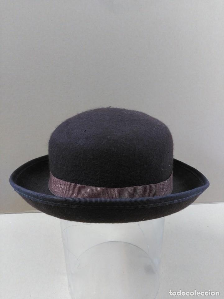 Antig&uuml;edades: Sombrero de fieltro marron - Foto 2