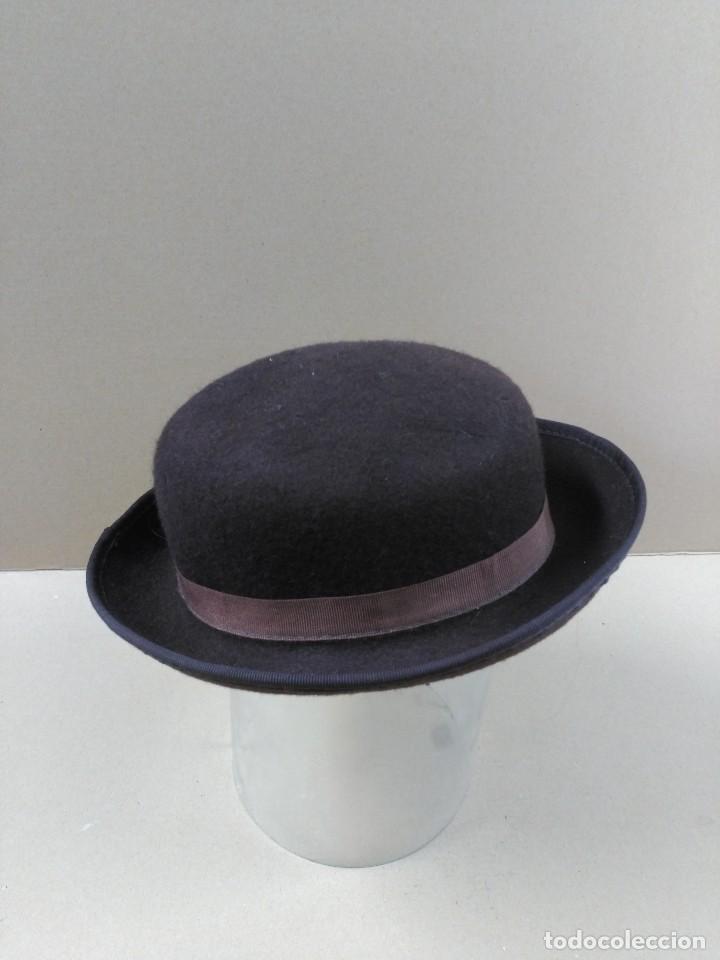 Antig&uuml;edades: Sombrero de fieltro marron - Foto 4