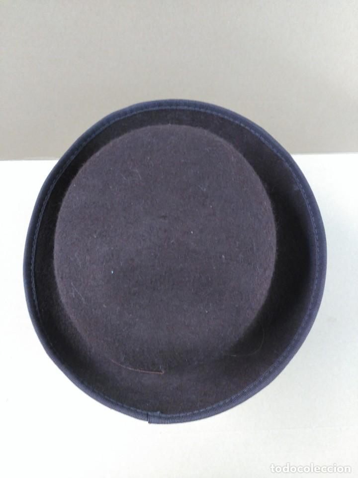 Antig&uuml;edades: Sombrero de fieltro marron - Foto 7