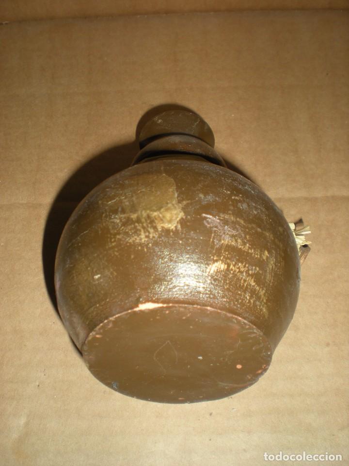 Antig&uuml;edades: jarr&oacute;n cer&aacute;mica marr&oacute;n  d9cm h12cm - Foto 3