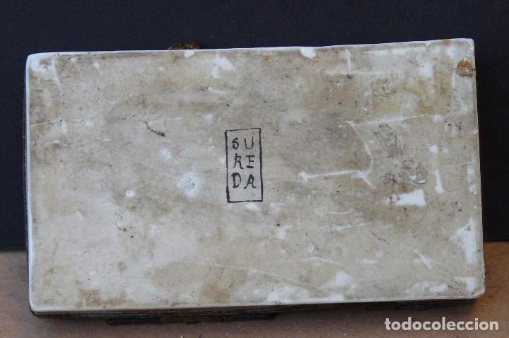 Antig&uuml;edades: CAJA DE PORCELANA PARA RAP&Eacute; - Foto 2
