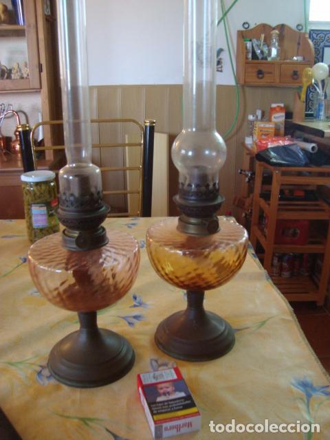 Antig&uuml;edades: pareja de quinques - Foto 4