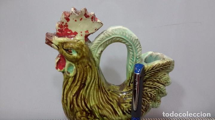 Antig&uuml;edades: BOTIJO.....GALLO. GRAN TAMA&Ntilde;O. - Foto 2