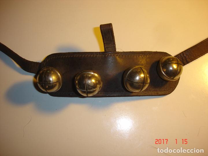 Antig&uuml;edades: GUARNICI&Oacute;N CABALLOS 4 CASCABELES - Foto 2