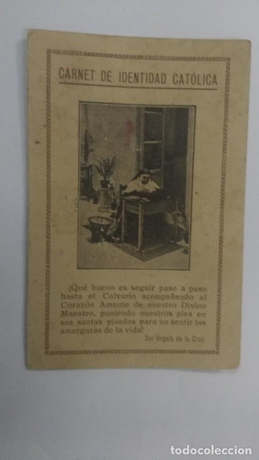 Antig&uuml;edades: carnet de identidad cat&ograve;lica - Foto 1
