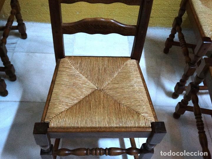 Antig&uuml;edades: 5 Sillas roble. Ref. 5976 - Foto 11