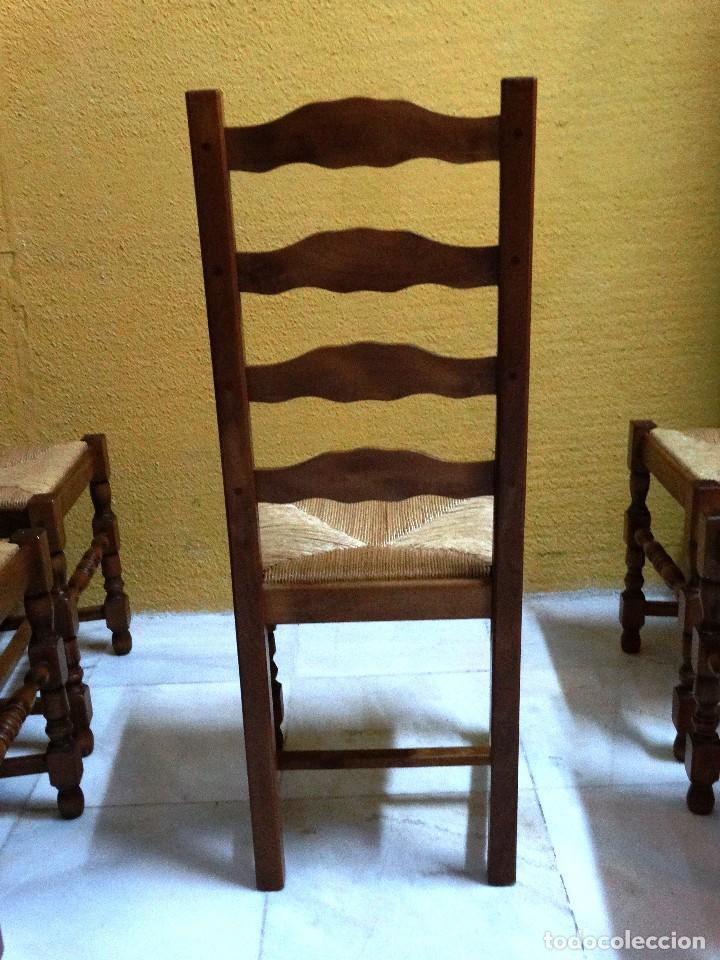 Antig&uuml;edades: 5 Sillas roble. Ref. 5976 - Foto 13