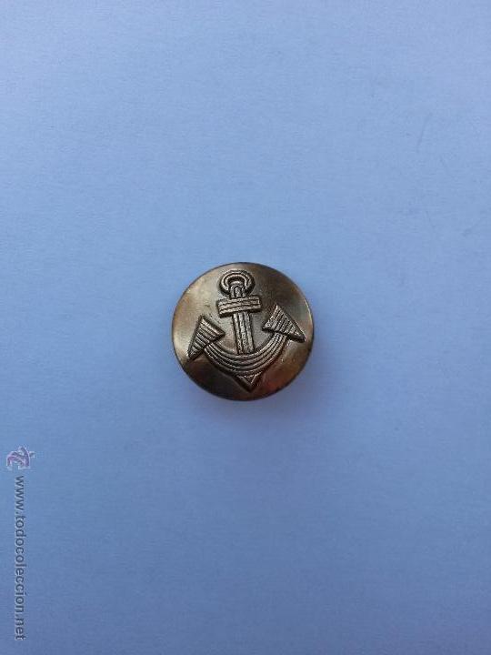 Antig&uuml;edades: Boton con ancla de 2 cms de diametro - Foto 1