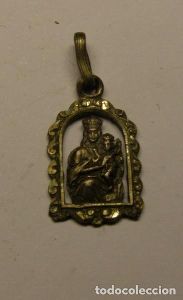 Antig&uuml;edades: Medalla religiosa de Virgen. - Foto 1