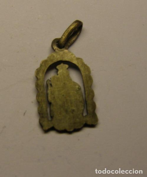 Antig&uuml;edades: Medalla religiosa de Virgen. - Foto 2