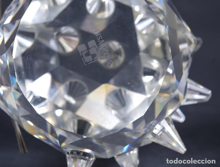 Antig&uuml;edades: Erizo en cristal de Swarovsky marca en la base - Foto 3