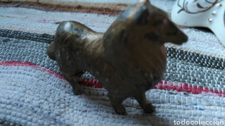 Antig&uuml;edades: FIGURA DE METAL, PERRO. - Foto 1