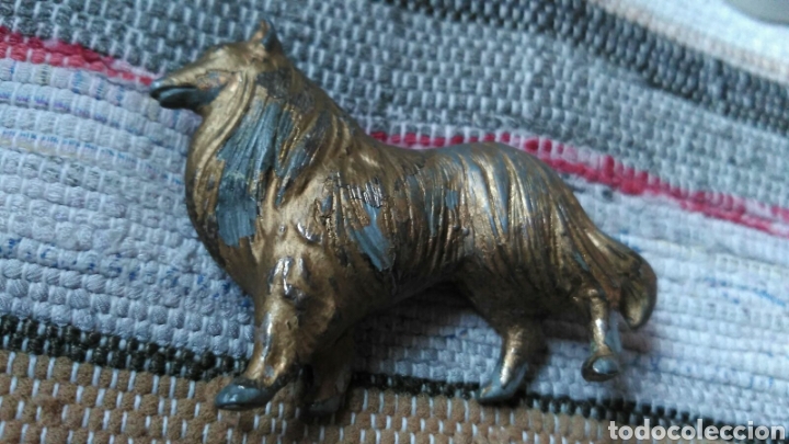 Antig&uuml;edades: FIGURA DE METAL, PERRO. - Foto 2