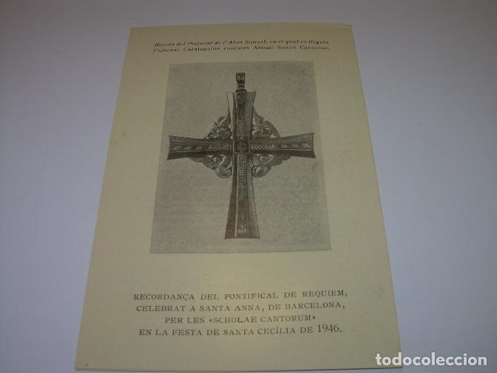 Antig&uuml;edades: DIPTICO DE. DOM GREGORI M&ordf;. SUNYOL - Foto 2