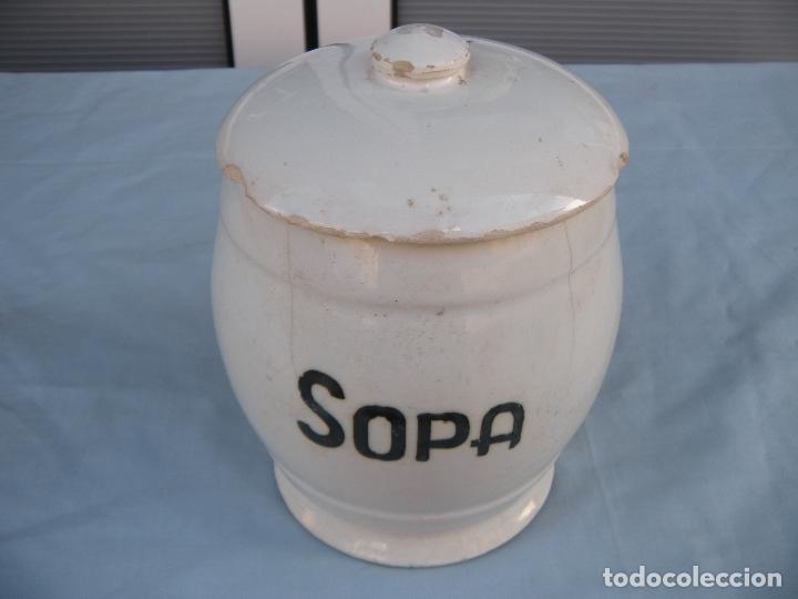 Antig&uuml;edades: TARRO ALBARELO PARA SOPA - Foto 1