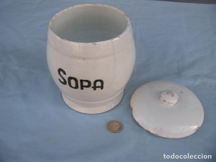Antig&uuml;edades: TARRO ALBARELO PARA SOPA - Foto 3