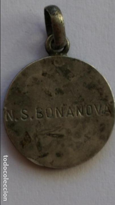 Antig&uuml;edades: medalla nuestra se&ntilde;ora bonanova de 1,5 cms de diametro - Foto 2