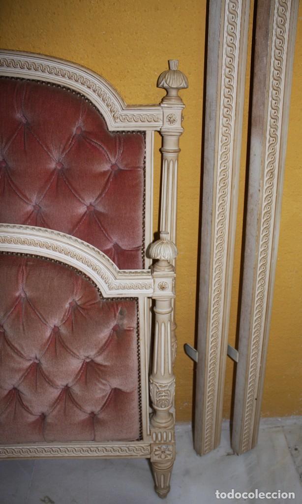 Antig&uuml;edades: Cama y 2 sillas Luis XV. Ref. 5986 - Foto 6